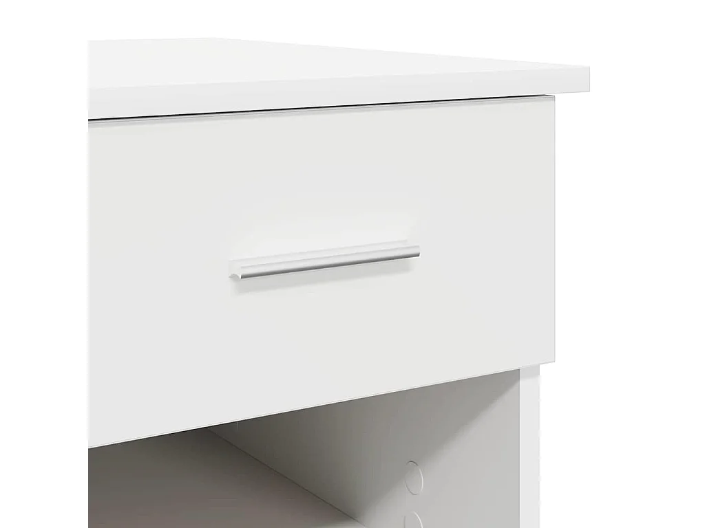 Bureau avec tiroir Blanc 90 x 49 x 75 cm Bois d'ingénierie