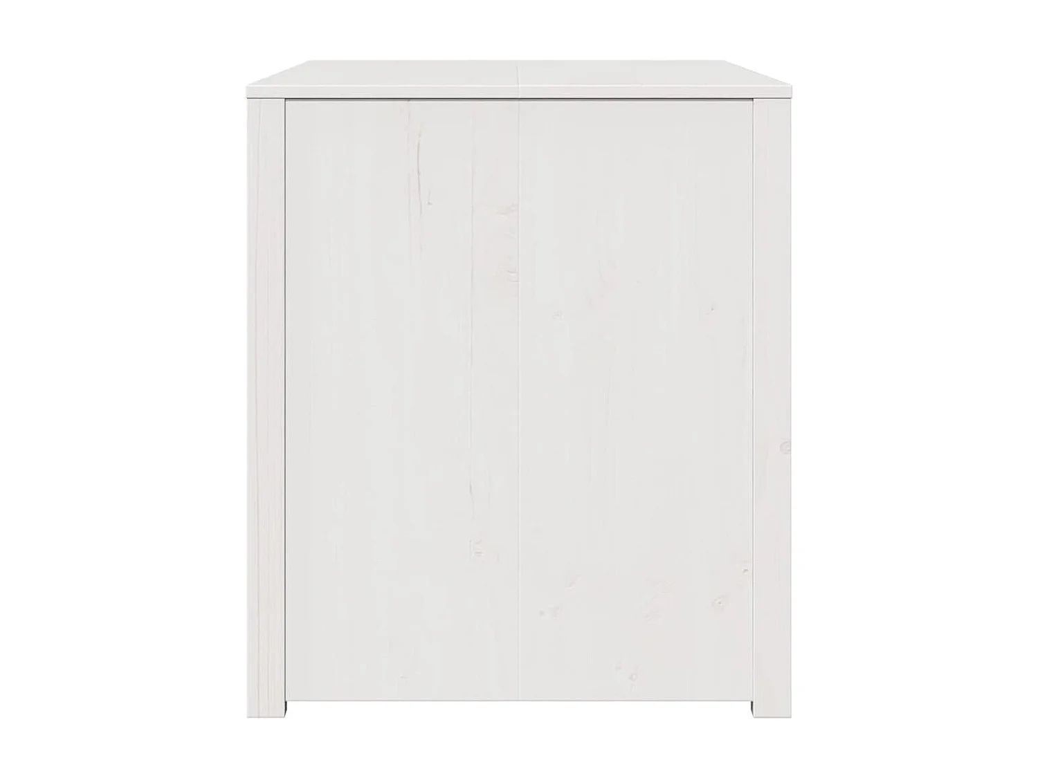 Armoire de cuisine Blanc 106 x 55 x 64 cm Pin massif