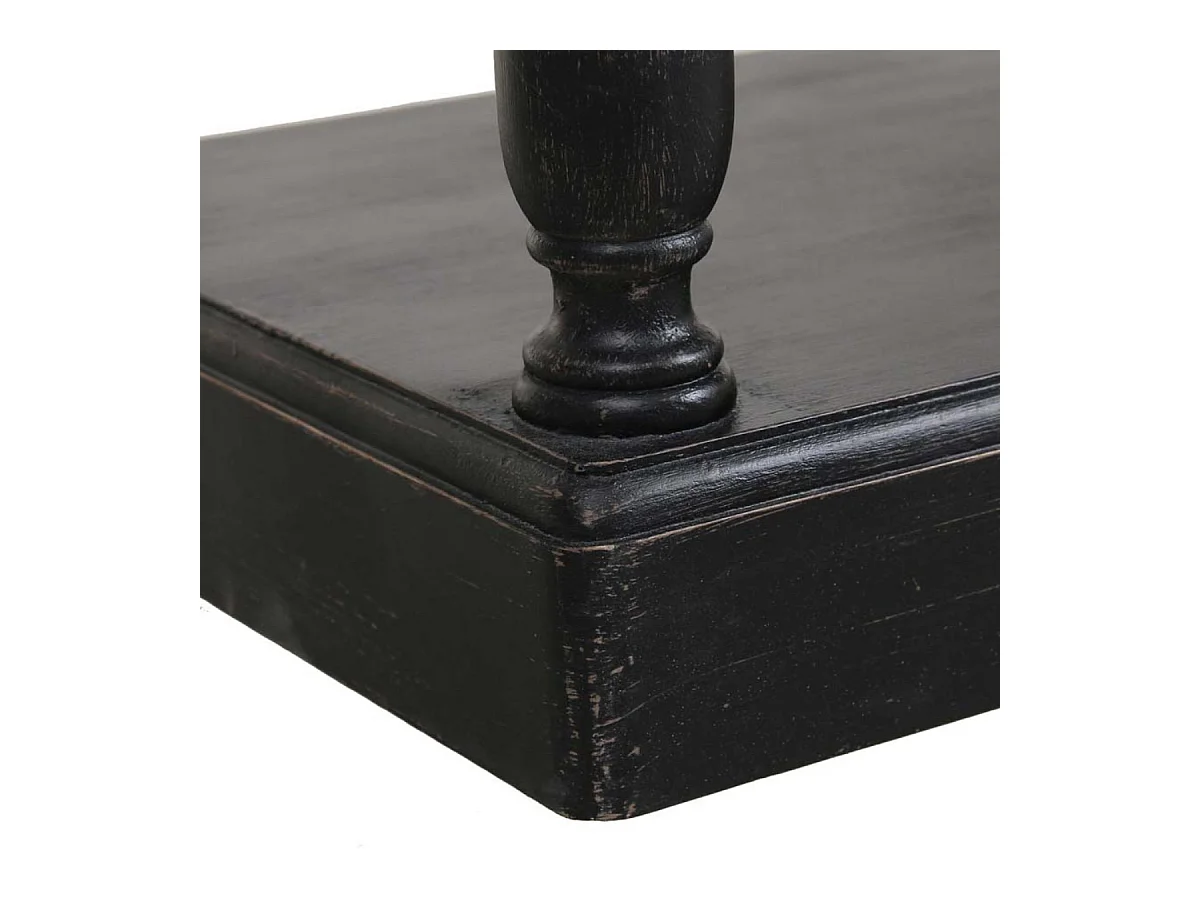 Table drapier 2 tiroirs Bois Noir - Manoir Interior's