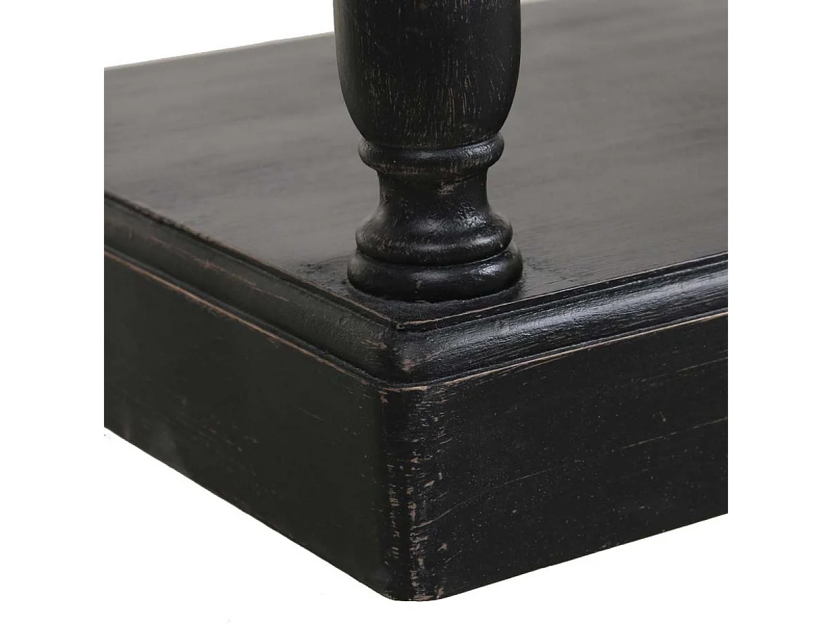 Table drapier 2 tiroirs Bois Noir - Manoir Interior's