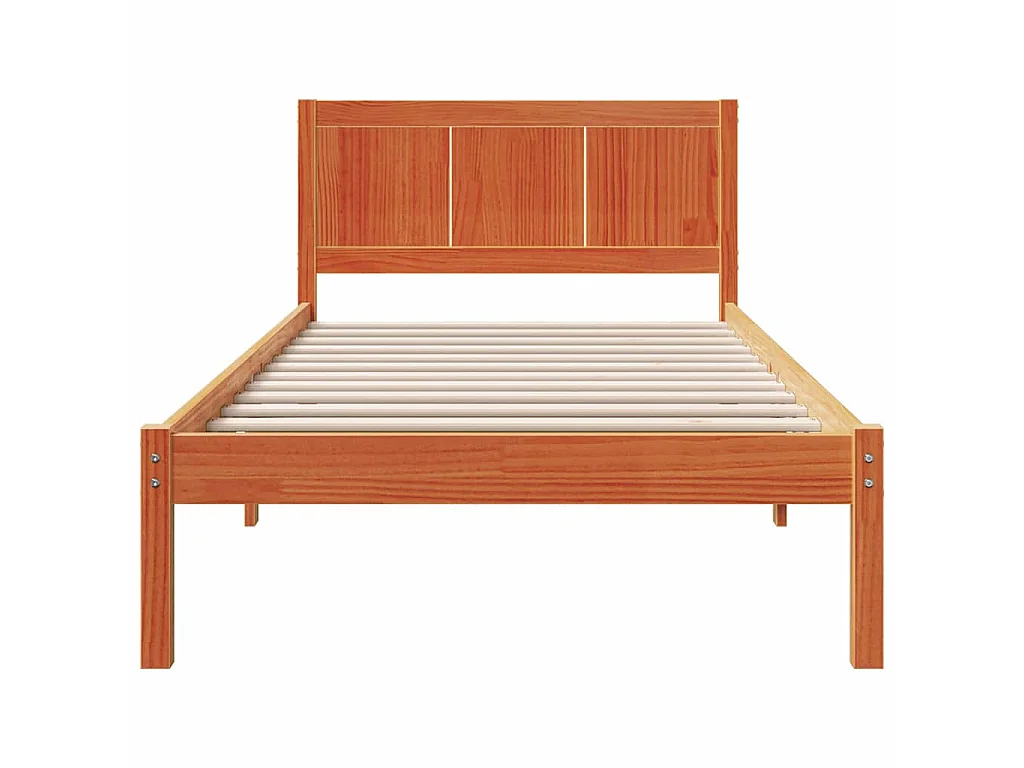 Cadre de lit Marron 80 x 200 cm Bois de pin massif