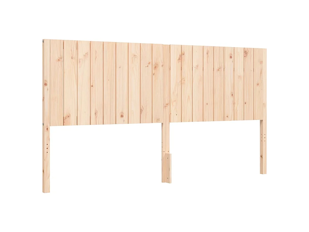 Cadre de lit sans matelas bois massif de pin