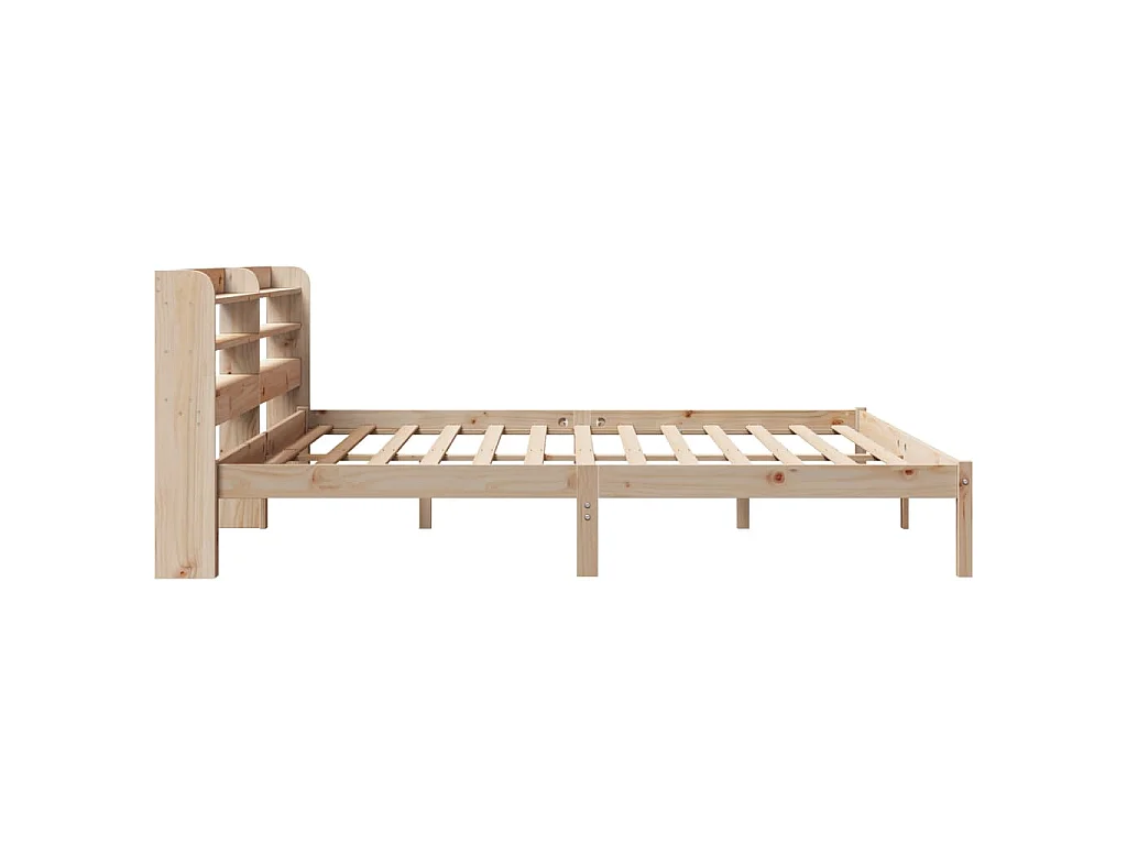 Cadre de lit sans matelas 180x200 cm bois massif de pin