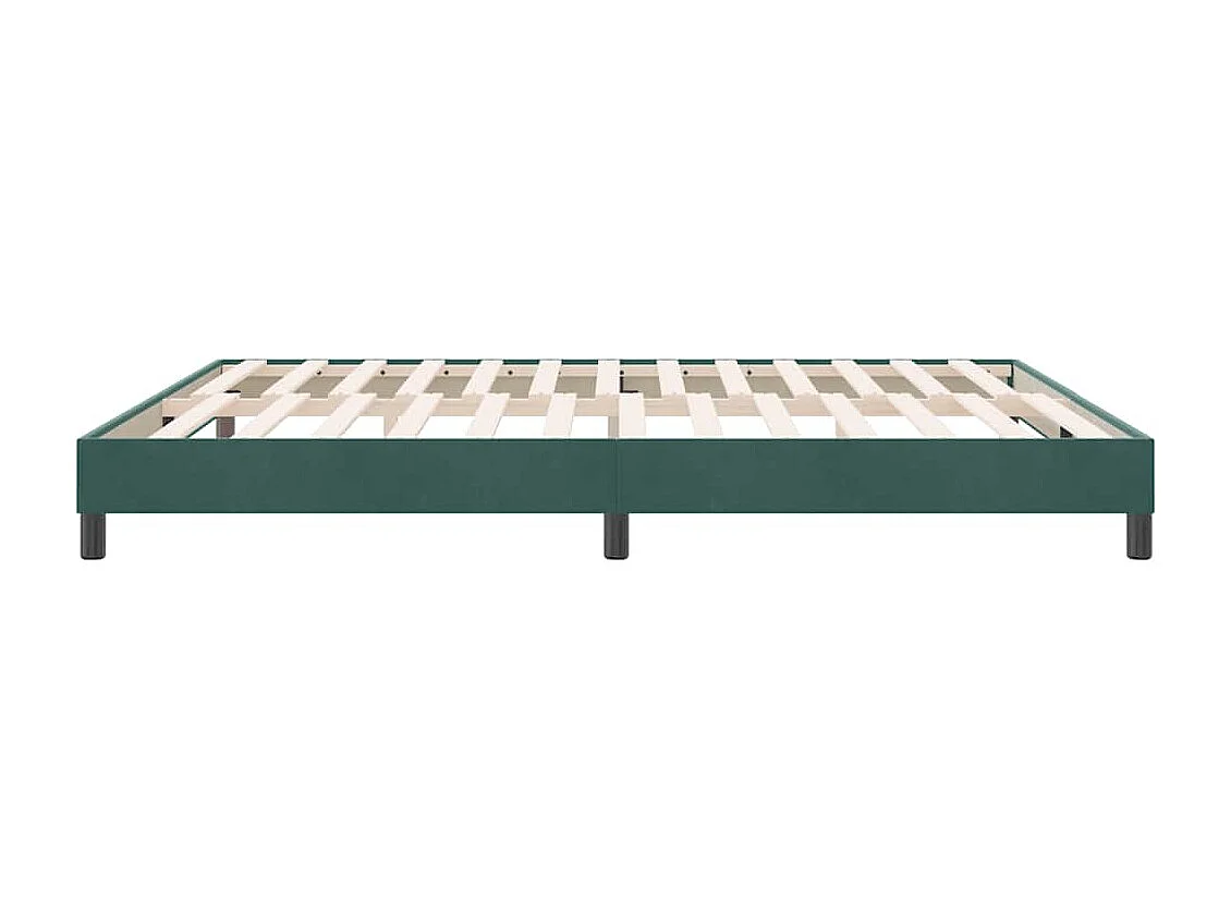 Bedframe zonder matras 180x220 cm fluweel donkergroen
