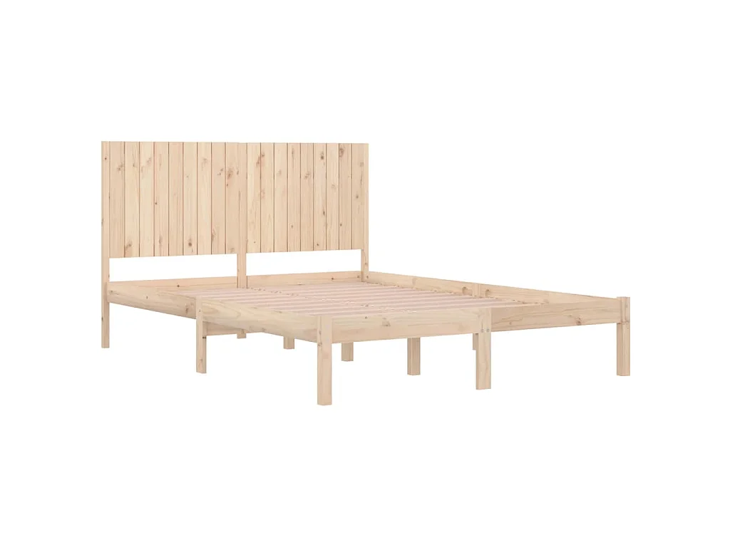 Estrutura de cama super king 180x200 cm madeira maciça