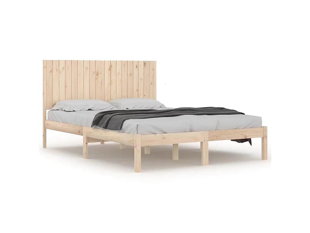 Estrutura de cama super king 180x200 cm madeira maciça