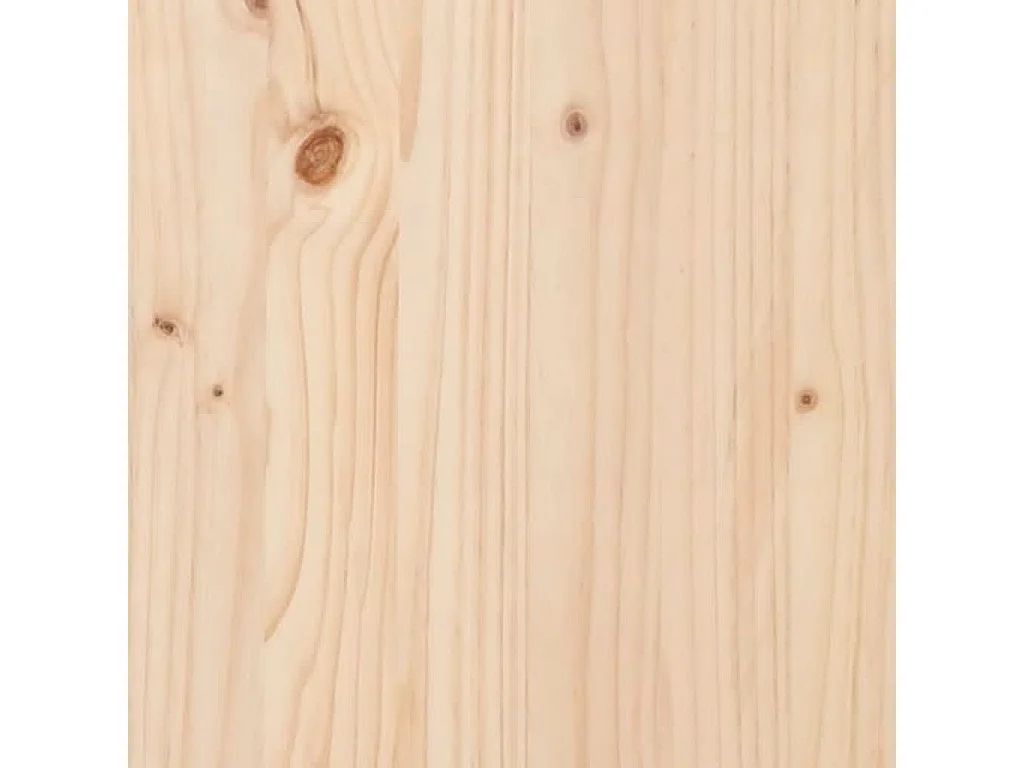 Cadre de lit sans matelas 100x190 cm bois de pin massif