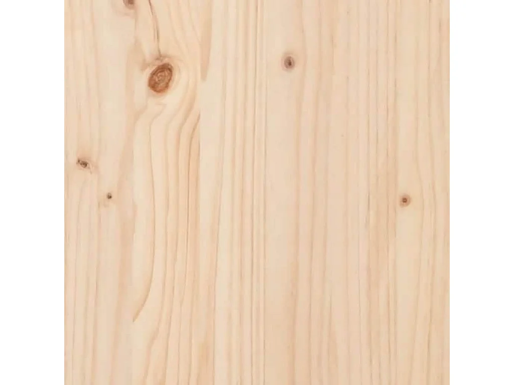 Cadre de lit sans matelas 100x190 cm bois de pin massif