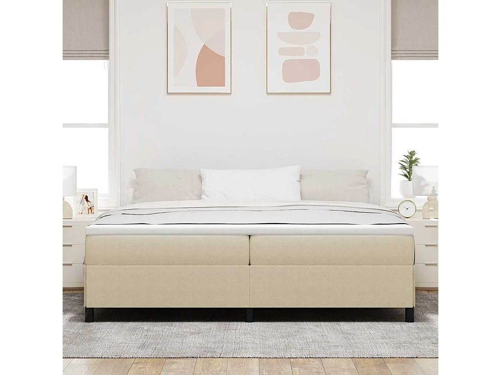 Cama Box Cinza Verde 200 x 200 cm Tecido de Veludo Cotele