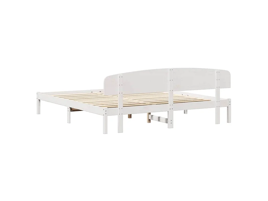 Estructura de cama 180 x 200 cm Madera de pino macizo