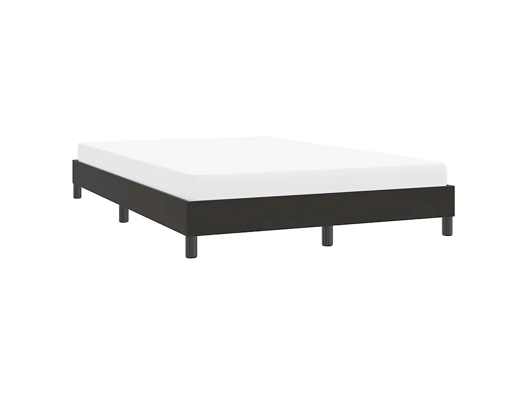 Cama sem molas/colchão 140x220 cm veludo preto