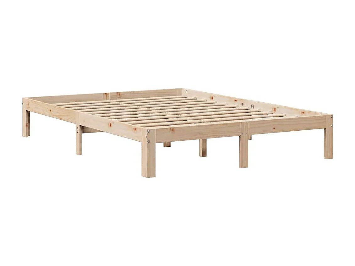 Bedframe met lades massief grenenhout 140x190 cm