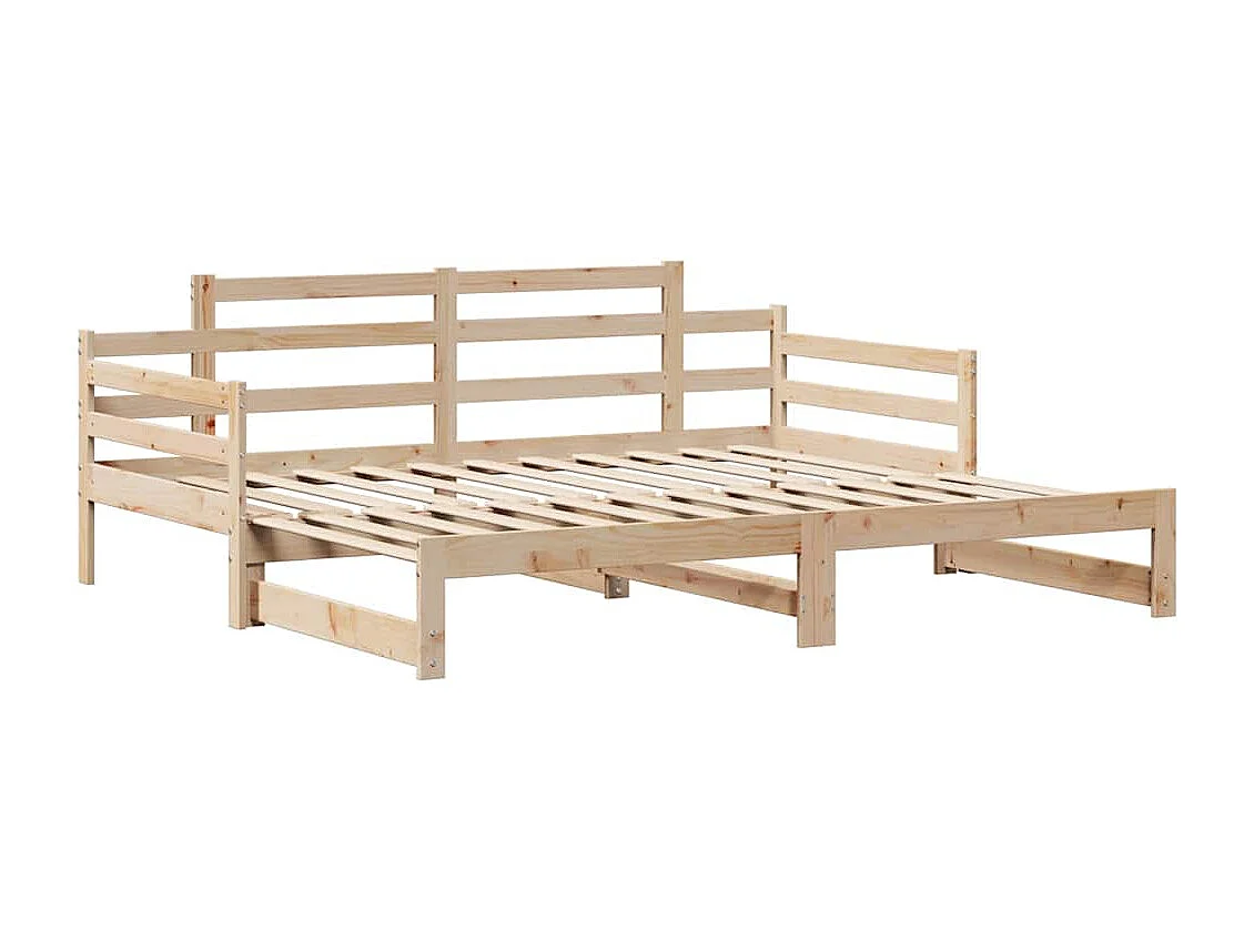 Sofá cama nido con cajones sin colchón 80x200 cm