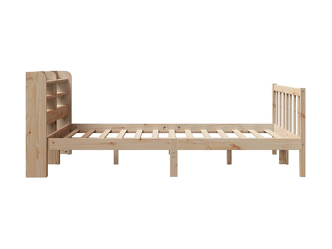 Massivholzbett ohne Matratze 160x200 cm Kiefernholz