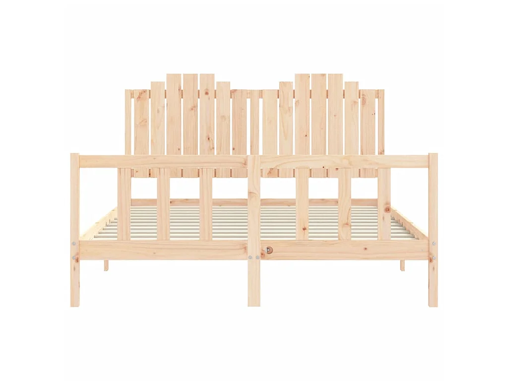 Giroletto senza Materasso 160x200 cm in Legno Massello di Pino
