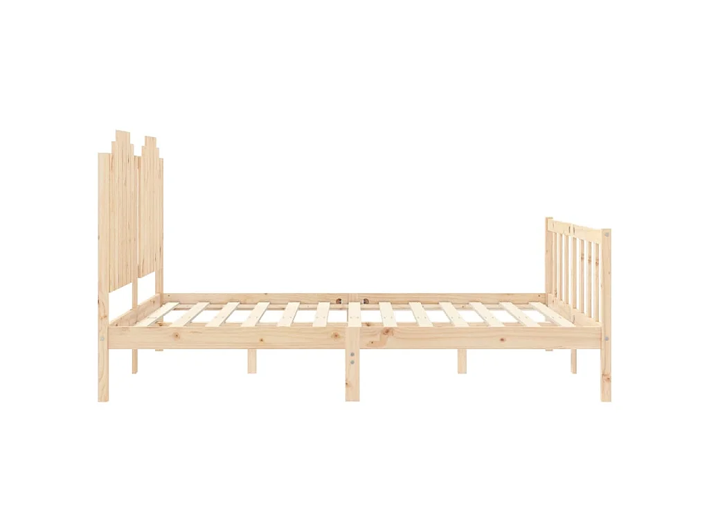 Giroletto senza Materasso 160x200 cm in Legno Massello di Pino