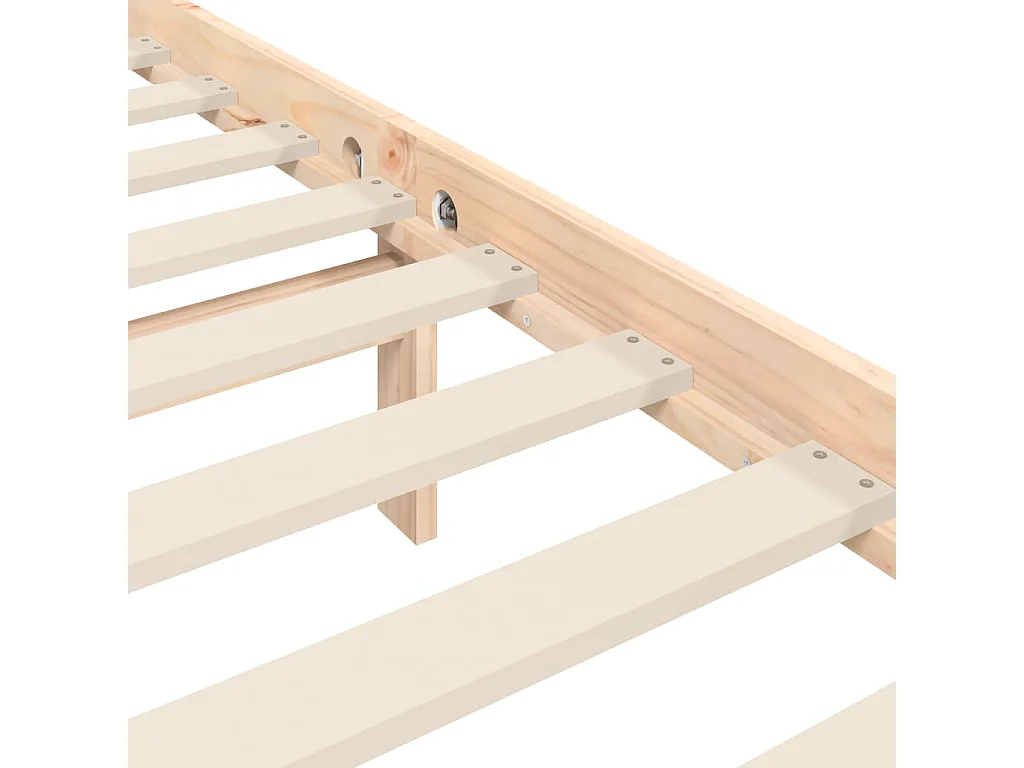 Giroletto senza Materasso 160x200 cm in Legno Massello di Pino