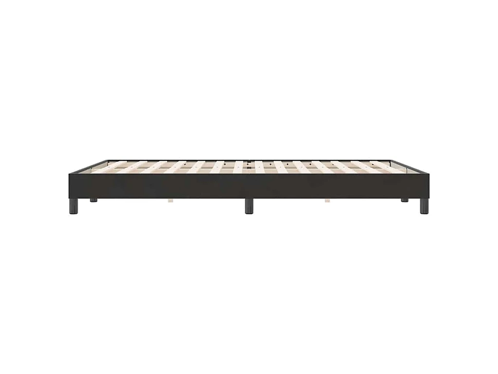 Bedframe zonder matras 160x220 cm fluweel zwart