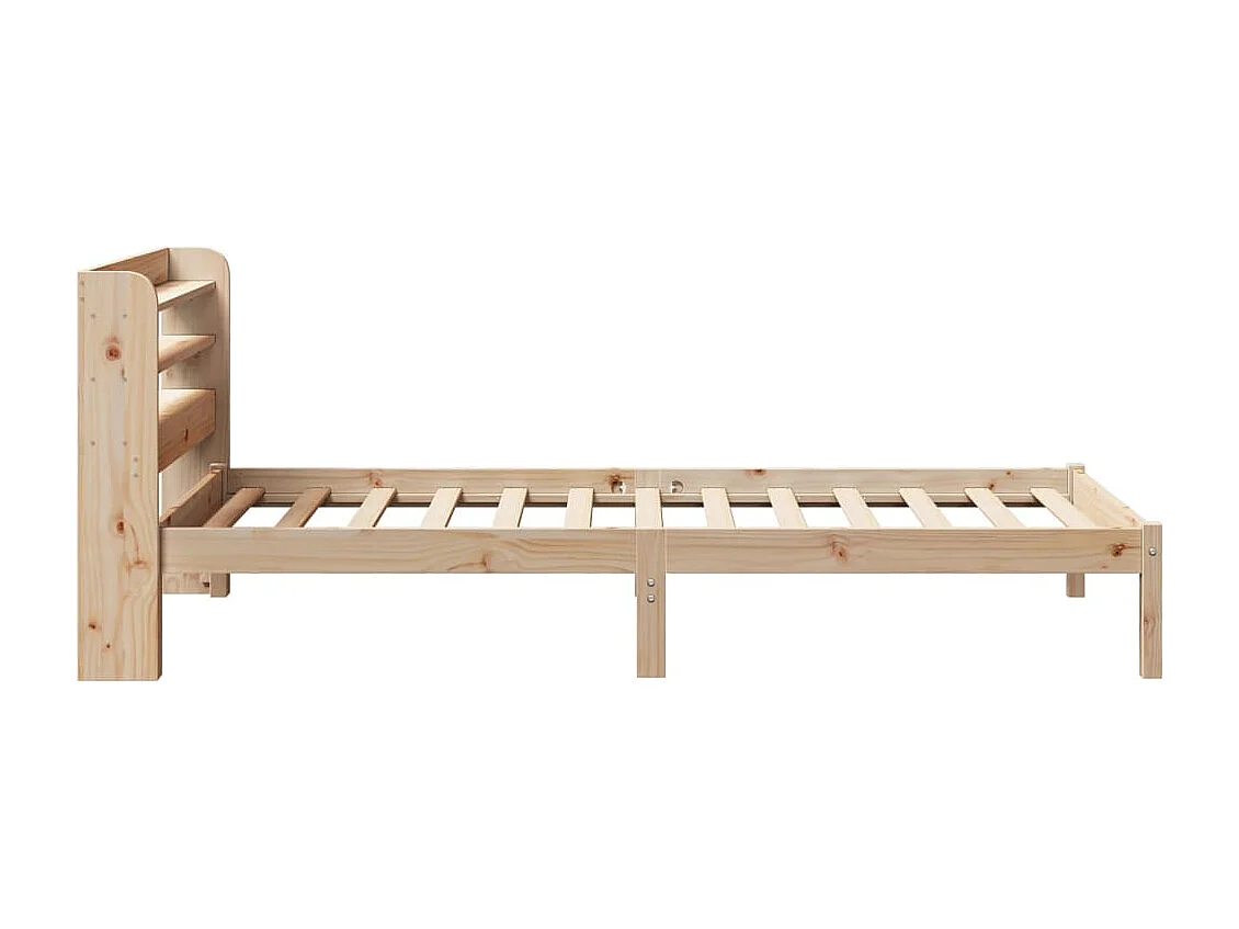 Cadre de lit sans matelas 90x190 cm bois de pin massif