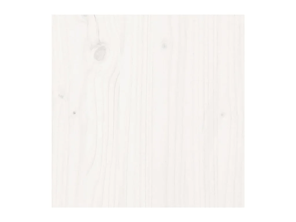 Bedframe massief grenenhout wit 160x200 cm