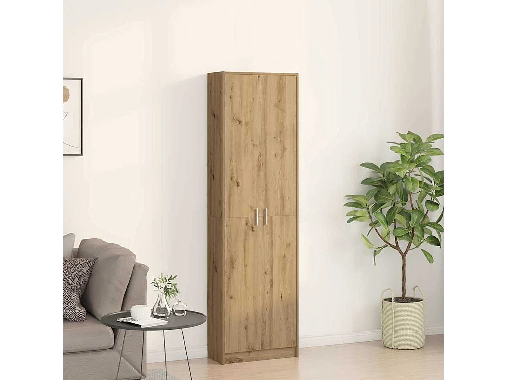 Kledingkast Artisan Eiken 55 x 25 x 189 cm Bewerkt hout