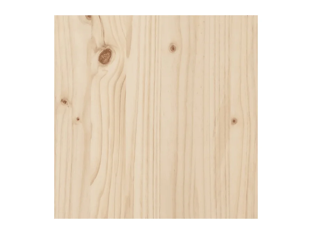 Cadre de lit sans matelas bois massif de pin 140x200 cm