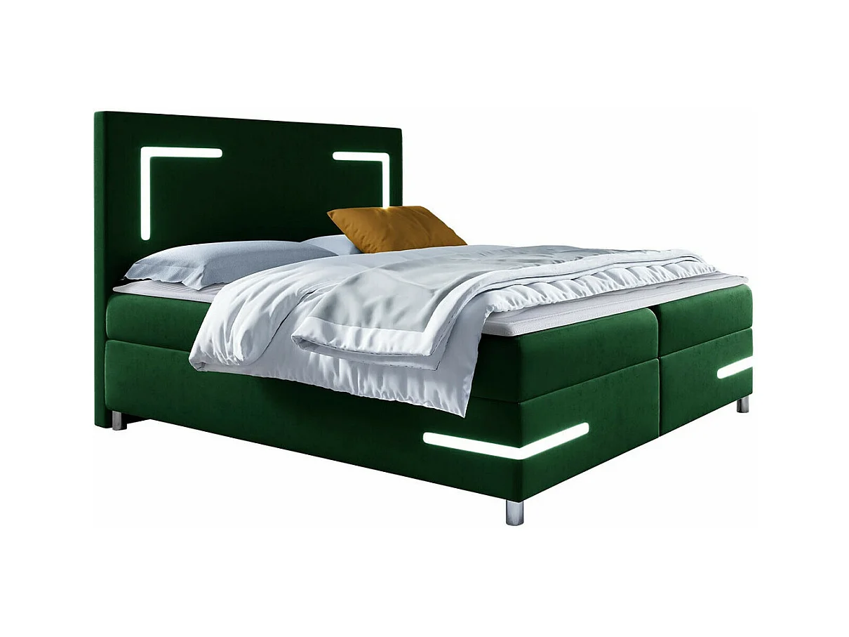 Cama continental Baltimore 173, Continental, Doble, Verde, 200x200, Tapiz, Somieres,