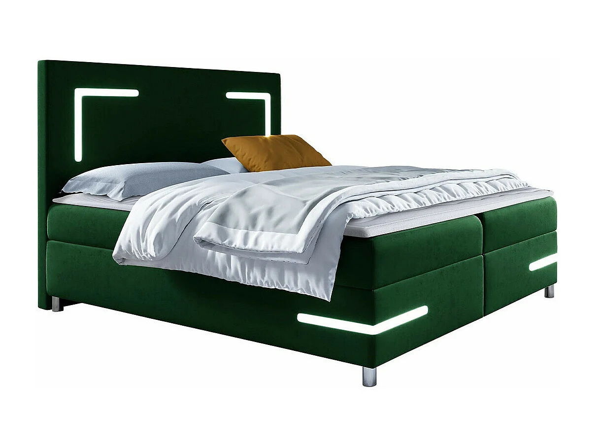 Cama continental Baltimore 173, Continental, Doble, Verde, 200x200, Tapiz, Somieres,