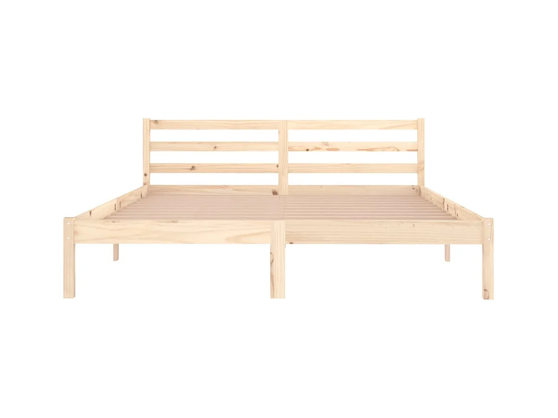 Cadre de lit sans matelas bois massif de pin 160x200 cm