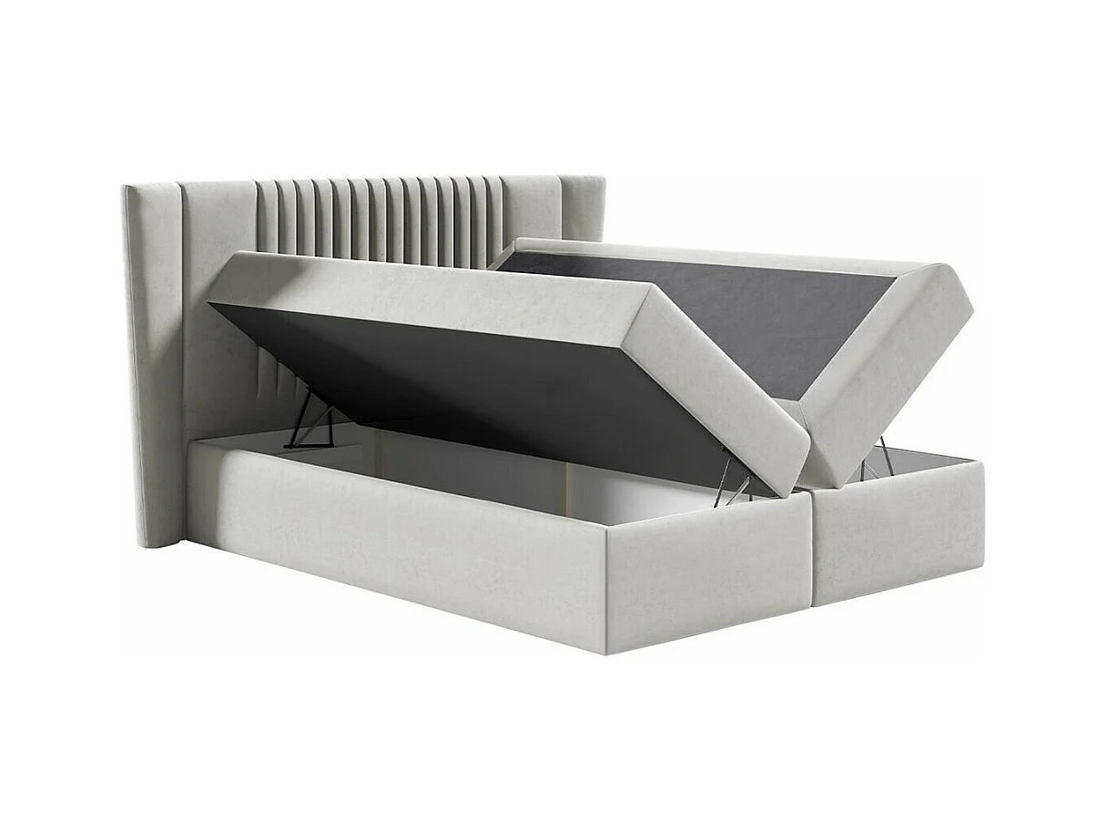 Cama continental Baltimore 184, Continental, Doble, Rosa, 200x200, Tapiz, Somieres, 200cm