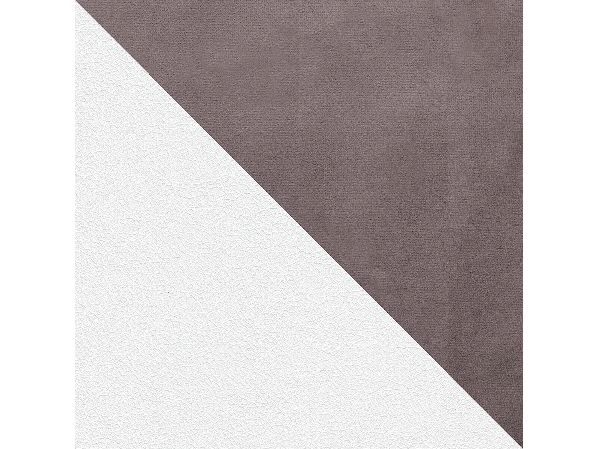 Lit continental Baltimore 166, Unique, Continental, Pourpre, 80x200, Faux cuir|Tissu,