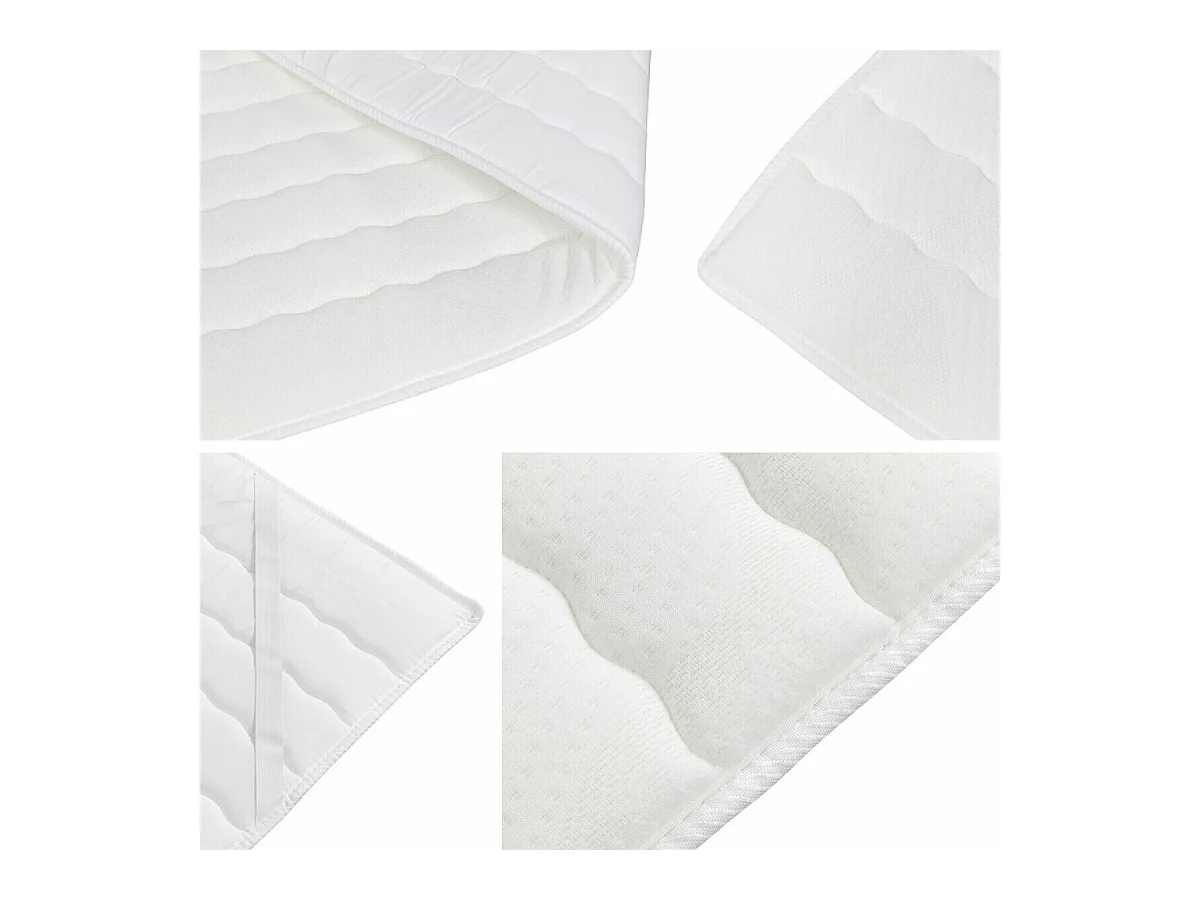 Cama continental Baltimore 183, Continental, Cinzento, Tecido