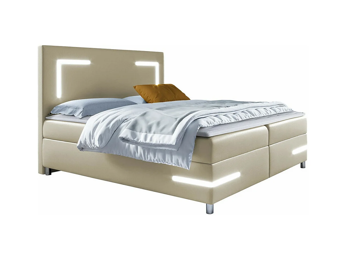 Cama continental Baltimore 173, Continental, Castanho claro