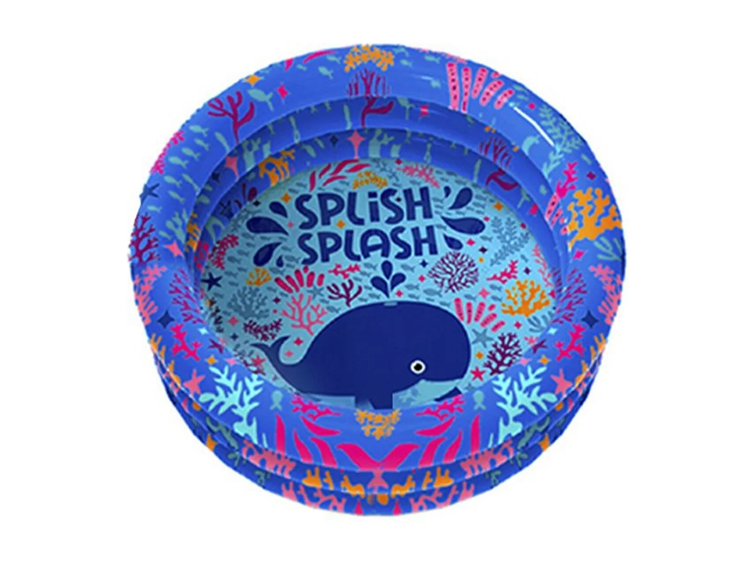 Piscina Infantil Ballena azul oscuro Ø85 cm