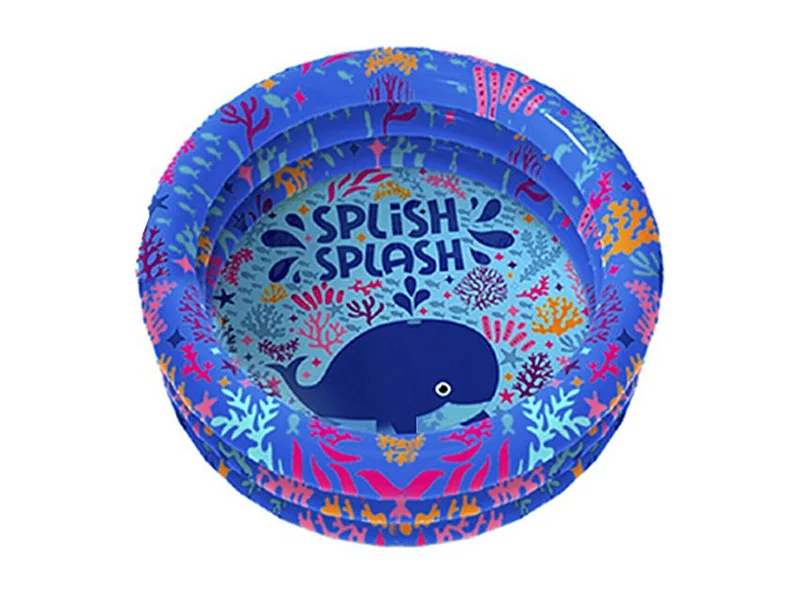 Piscina Infantil Ballena azul oscuro Ø85 cm