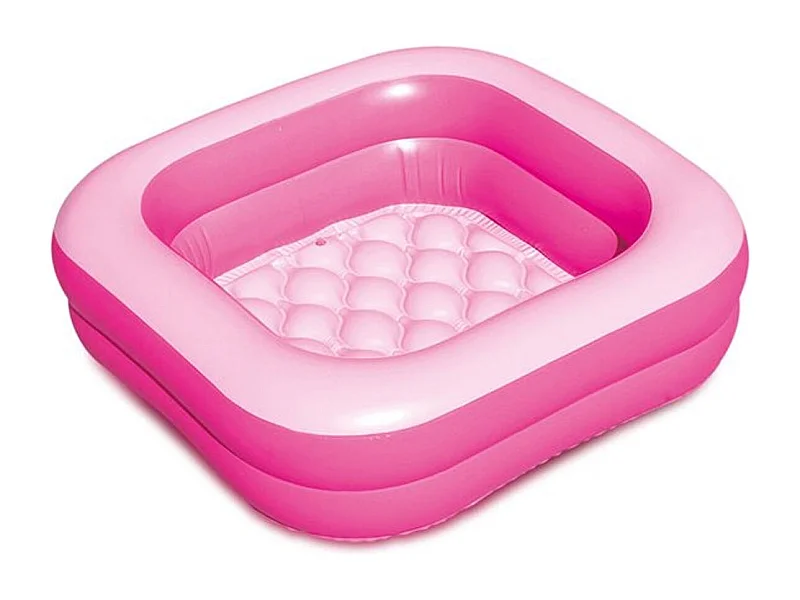Piscina hinchable 57L rosa 86x86x25 cm