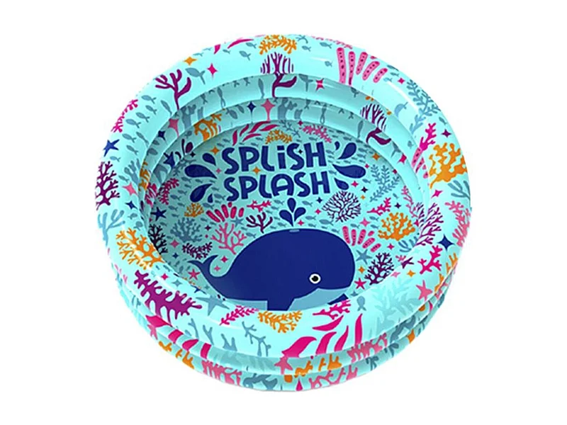 Piscina Infantil Ballena azul turquesa Ø85 cm