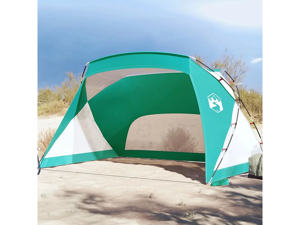 Tienda de playa Taiffa tafetán verde 170-148x274x178 cm