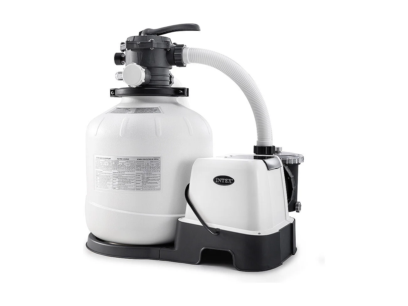 Combiné groupe de filtration à sable 8 m³/h + stérilisateur au sel QX2600 - Intex