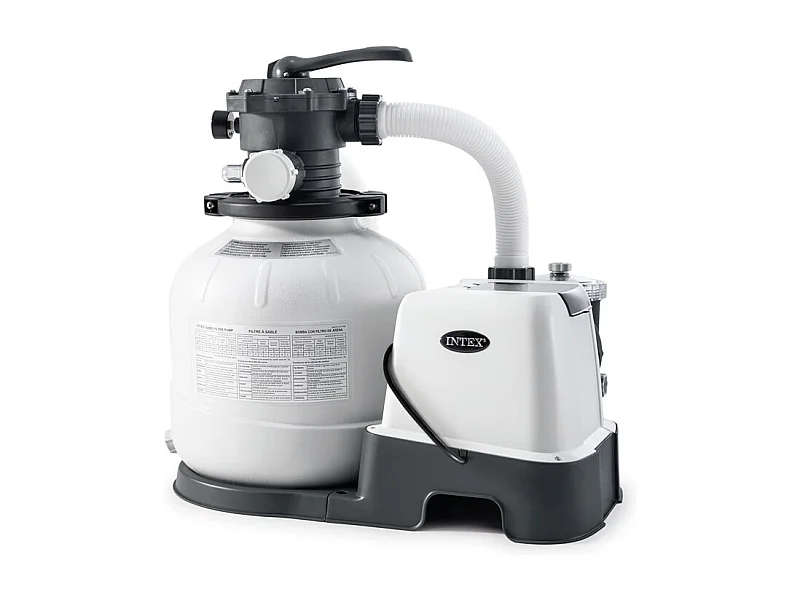 Unidad combinada de filtro de arena 8 m³/h + esterilizador de sal + sistema OEC - Intex