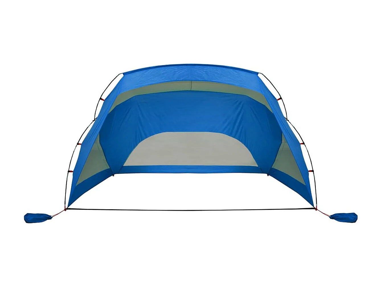 Tienda de playa Taiffa tafetán azul 170-148x274x178 cm