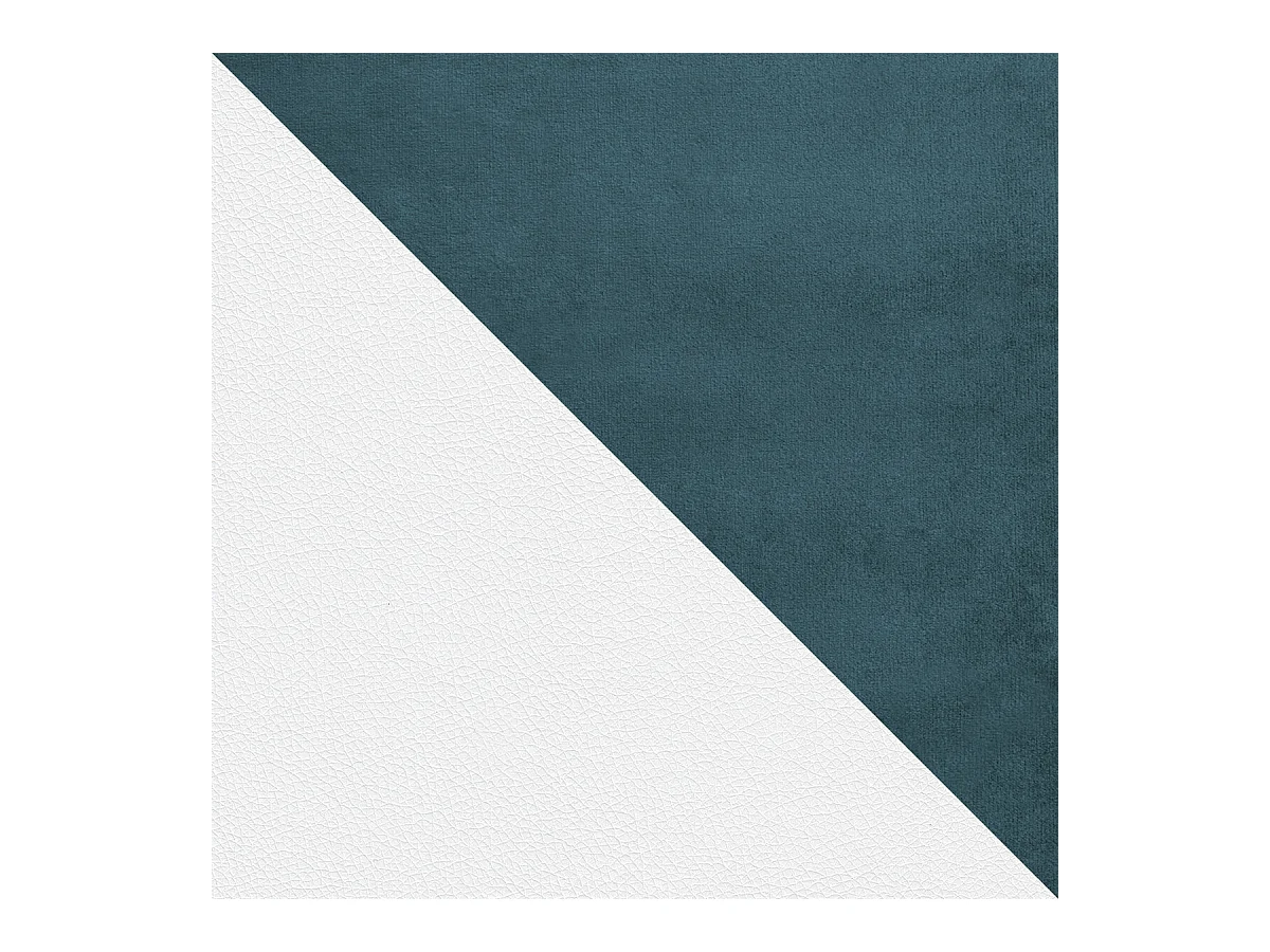 Cama continental Baltimore 166, Continental, Turquesa, Couro Ecológico