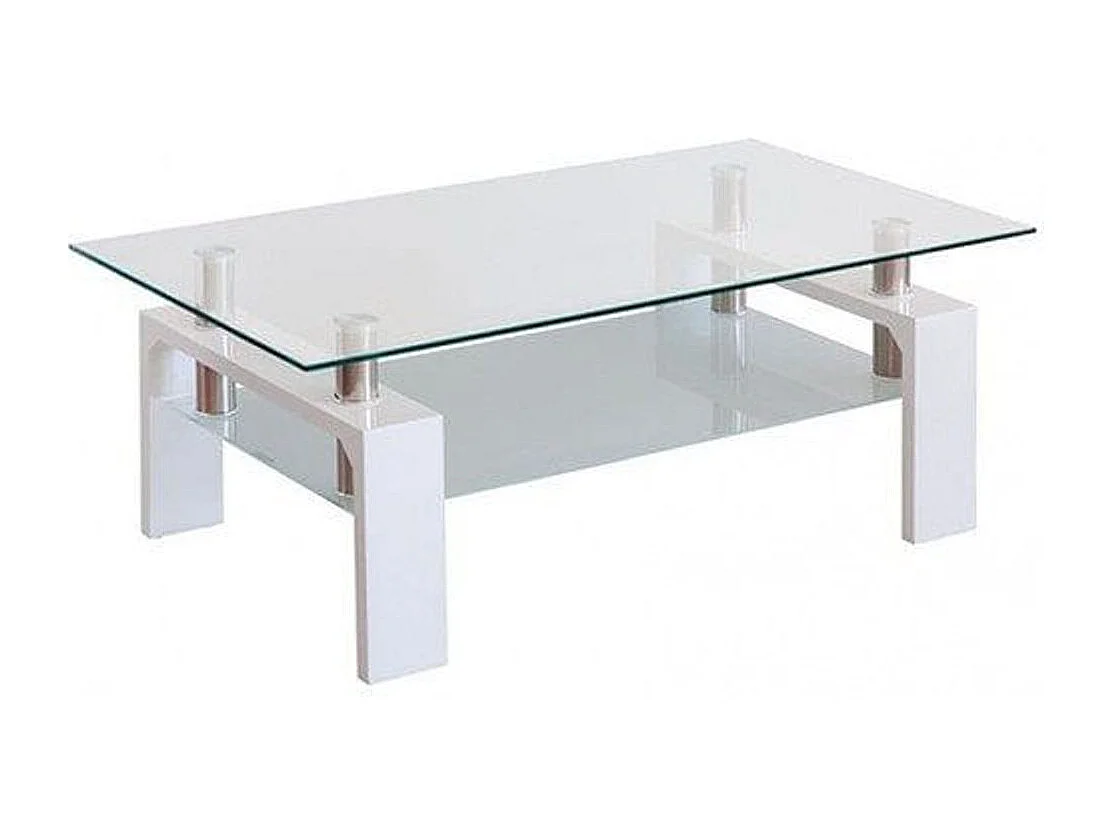 Mesa de centro Sama blanco 45x110x60 cm