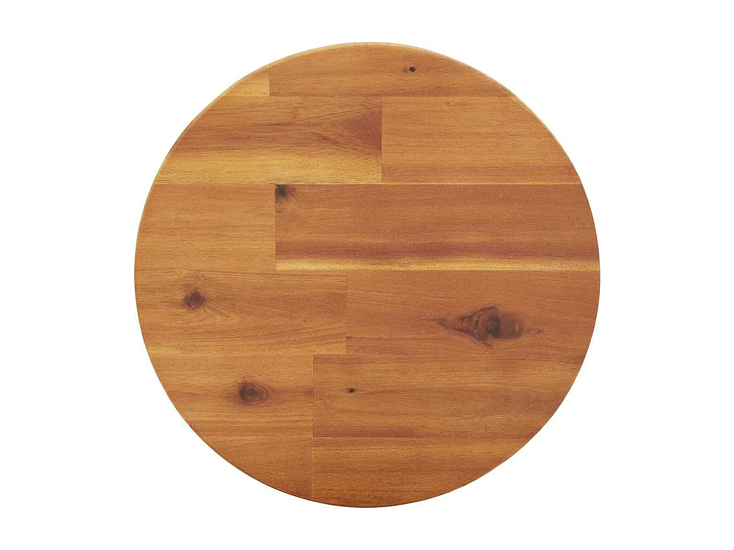 Tabourets de bar lot de 2 bois d'acacia massif