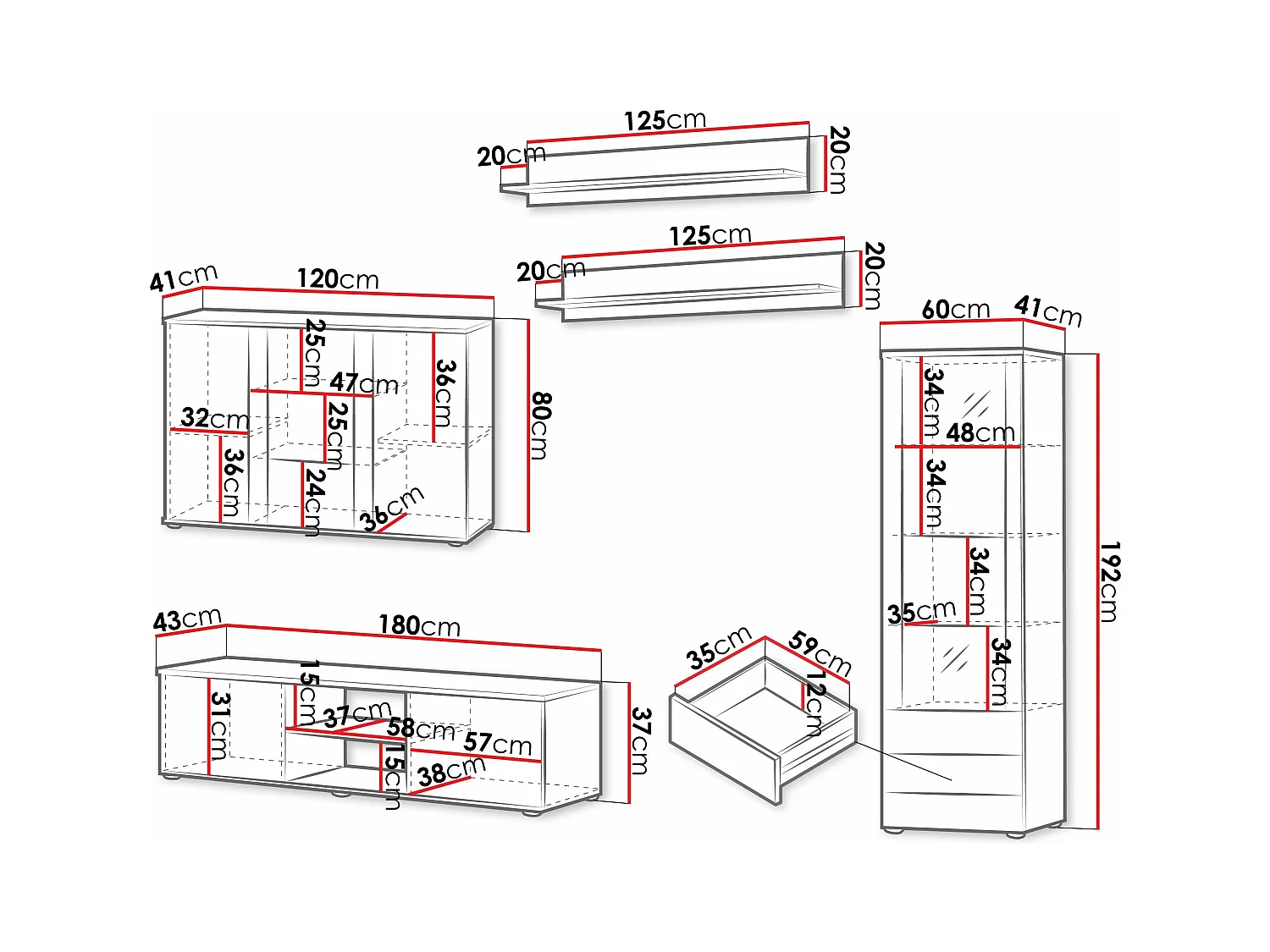 Ensemble de salon Tornola 116