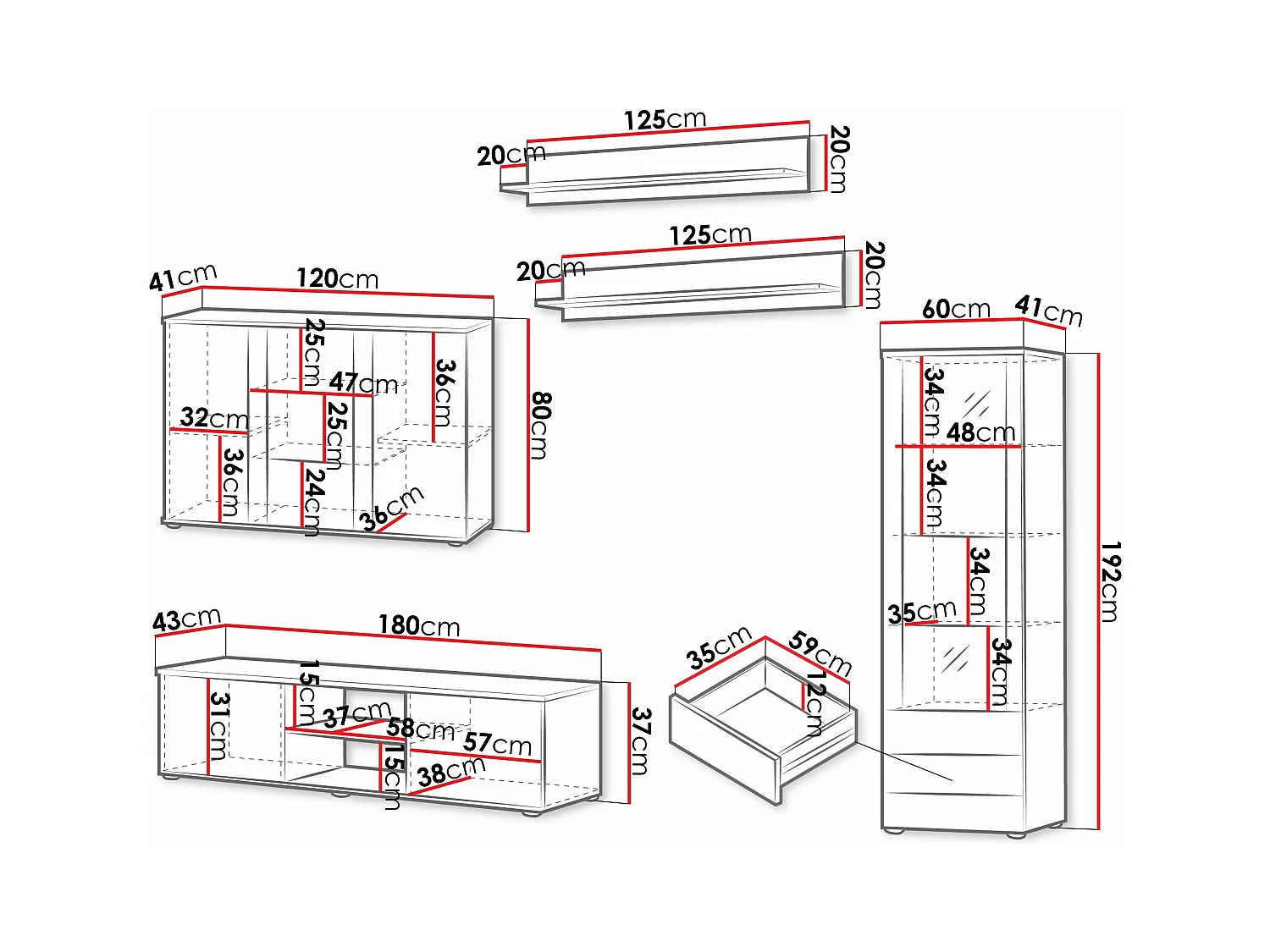 Ensemble de salon Tornola 116