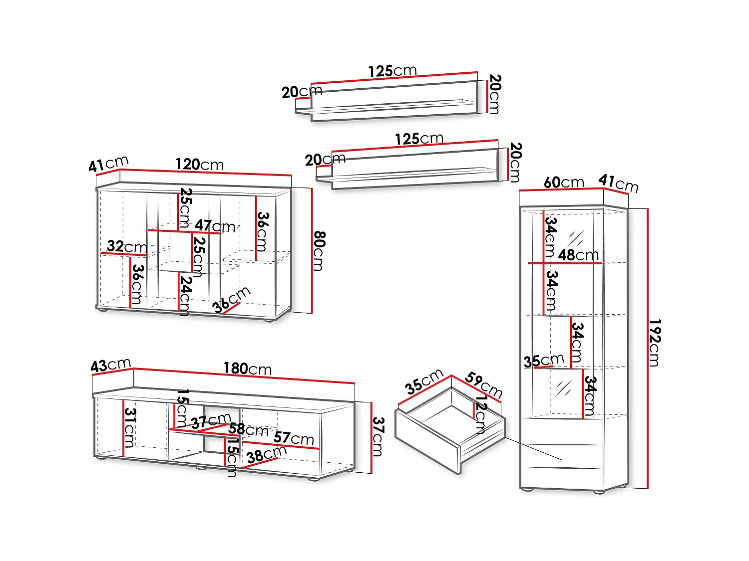 Ensemble de salon Tornola 116