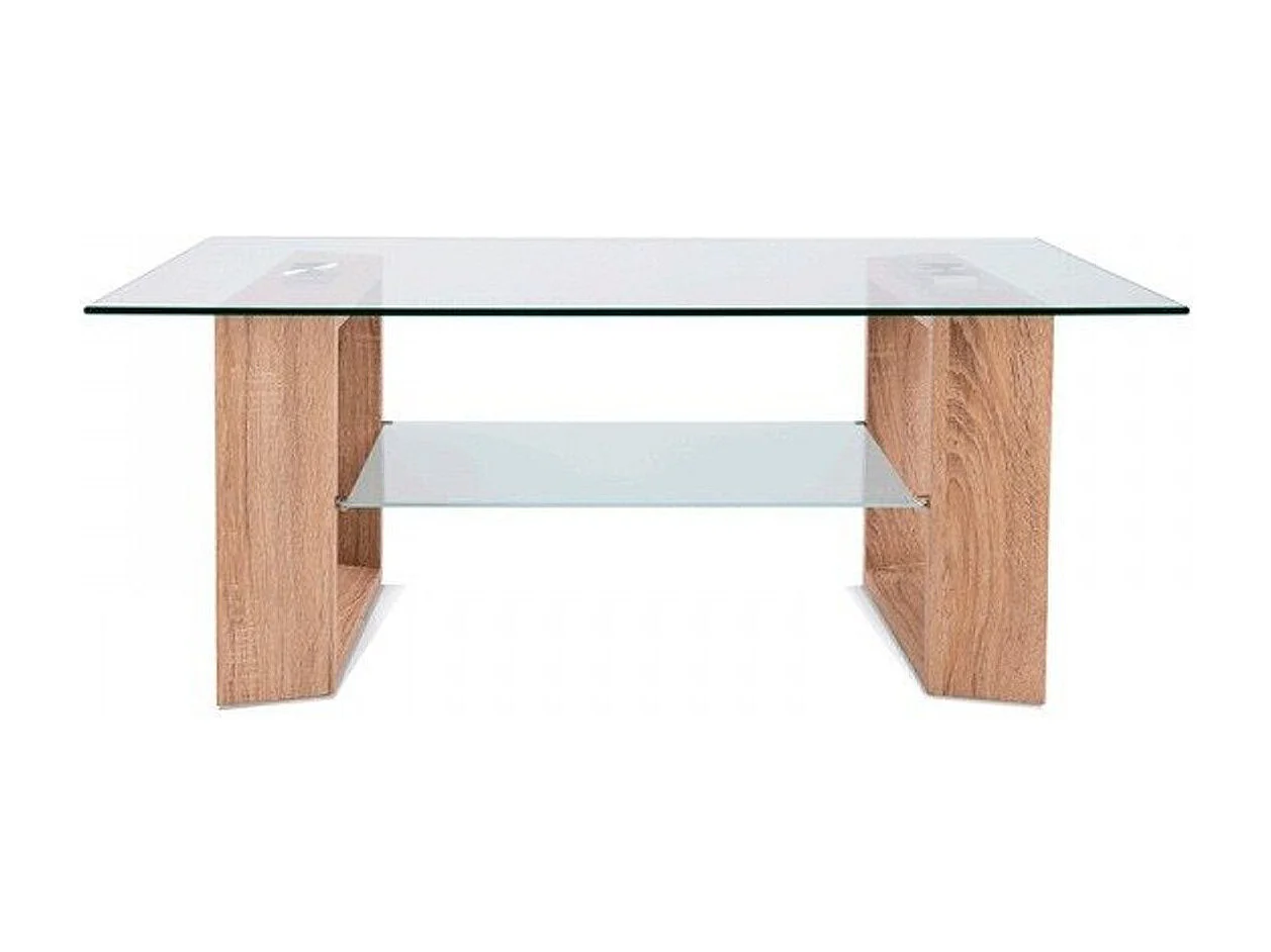 Mesa de centro Tara cristal cambria 43x110x70 cm