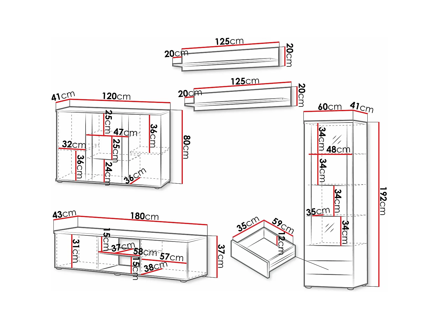 Ensemble de salon Tornola 116