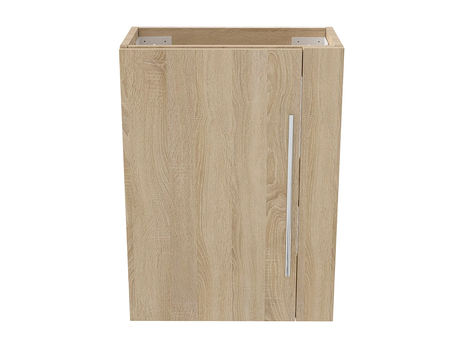 AICA Meuble Salle de Bain de Rangement avec Tiroir, 44 x 23 x 60 cm, Chêne，sans vasque